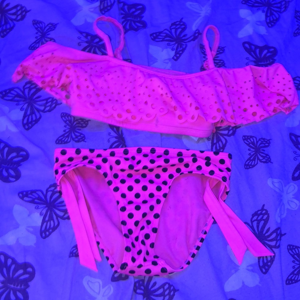 Justice Size 10 Bikini Off The Shoulder Like New
